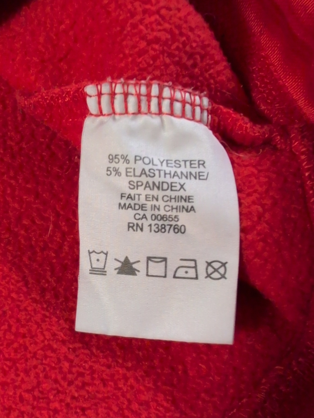 Women's Nola Athletic Red Activewear Performance Sweater Jacket 2x - Picture 9 of 11